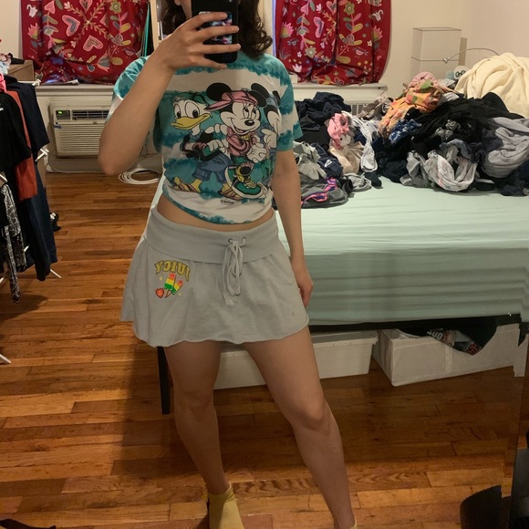 Juicy couture grey early 2000s mini skirt size S - Picture 4 of 4